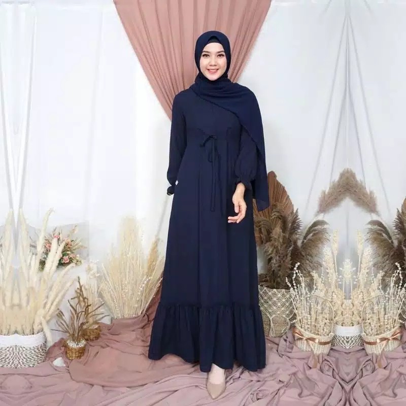Gamis remaja polos model terbaru kekinian 2021/ Baju Gamis wanita murah / 2021 Terbaru Super Kek Nm