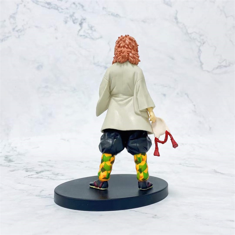 Mainan Action Figure Model Anime Demon Slayer Kimetsu No Yaiba Sabito Bahan PVC Ukuran 16cm