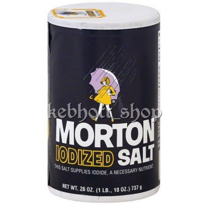 

Garam import morton iodized salt original 737 gr