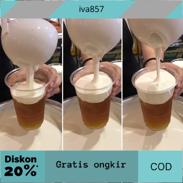 

PROMO Sweet dan Cheese foam powder / chese tea powder /bubuk cheese tea - Sweet Maciato GRATIS ONGKIR