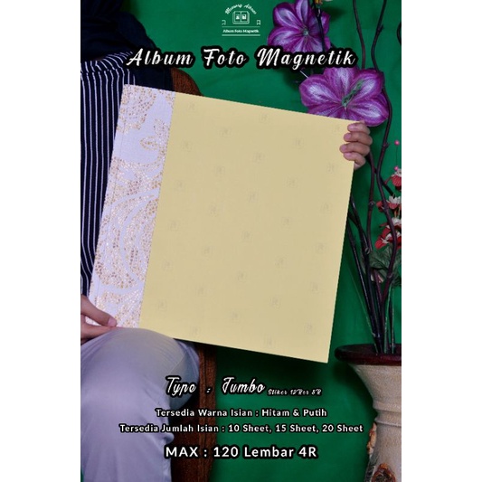 Album Foto Magnetik Jumbo Stiker 12R 10 Sheet