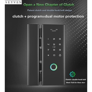 Jual Smart Lock Pintu Kaca Sliding Pintu Geser with APP Smart Door Lock