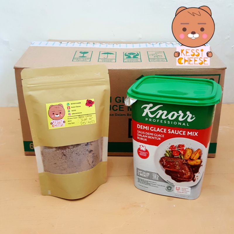 

DEMI GLACE SAUCE MIX / SAUS STEAK REPACK 100 GR