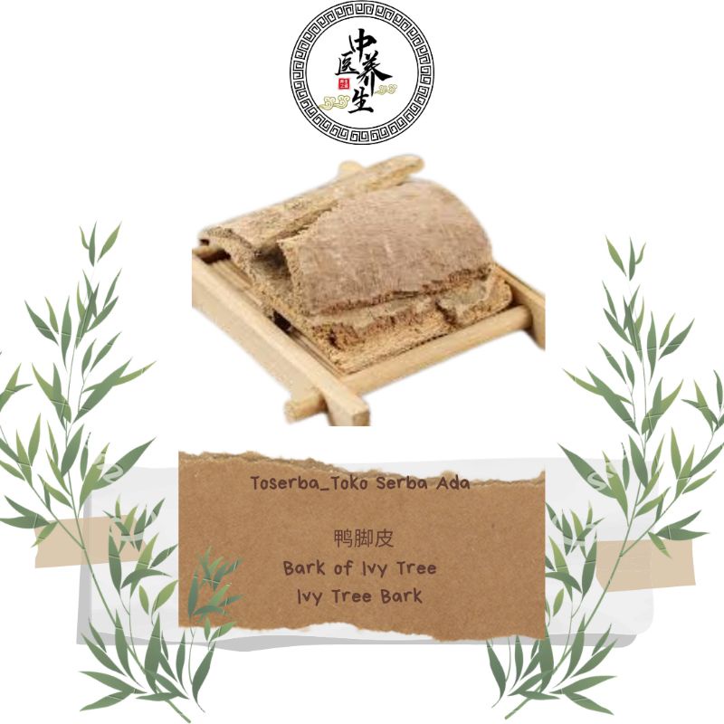 

100gr Herbal Ya Jiao Pi 鸭脚皮 Bark of Ivy Tree Ivy Tree Bark