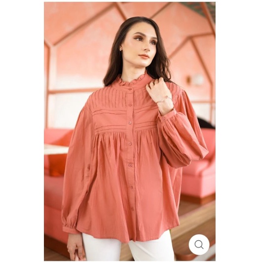 New Benang Jarum x Buttonscarves Raven Shirt Rose