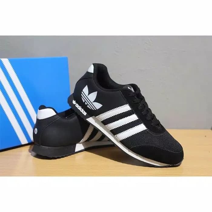 Sepatu Adidas Neo Racer Murah Sepatu Joging Keren Terbaru Pria Wanita - Navy Putih