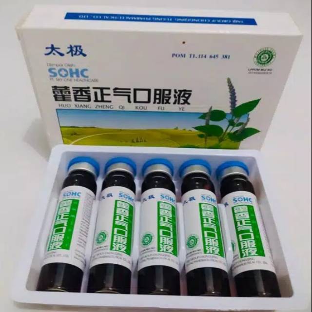 

OBAT HERBAL HUO XIANG ZHENG QI KOU FU YE ( SOHC TAIJI )