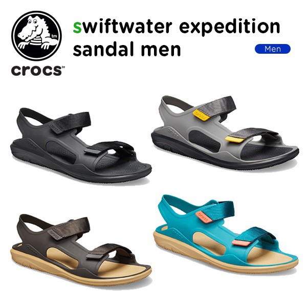 Crocs / Crocs Pria / Sepatu Sandal / Sandal Crocs / Sandal Gunung / Swiftwater™ Expedition Sandal