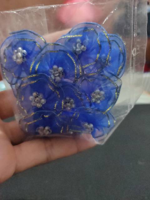 APLIKASI BUNGA 3CM 12 PCS