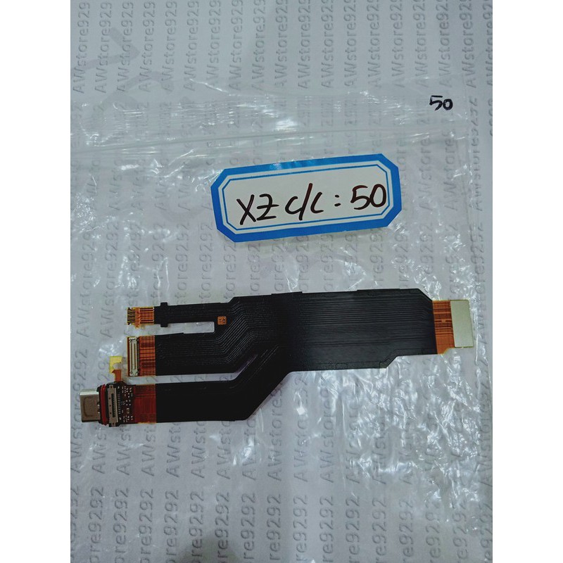 Flexibel Flexible Papan PCB Con TC Con Cas Konektor Charger Sony Xperia XZ F8332 F8331