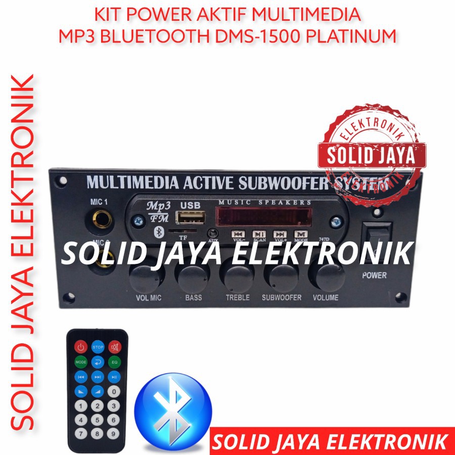 KIT POWER SPEAKER AKITF DMS 1500 STEREO AMPLIFIER AMPLI MULTI MEDIA MULTIMEDIA DMS-1500 DMS1500 TR SANKEN NO 2 ATAU TR TOSHIBA ASLI ORIGINAL A1941 C5198 ORI PANEL SUBWOOFER SUB MIC KARAOKE AMPLI AMPLIFIER PLUS PSU ACTIVE MODUL MP3 BLUETOOTH BT PLATINUM