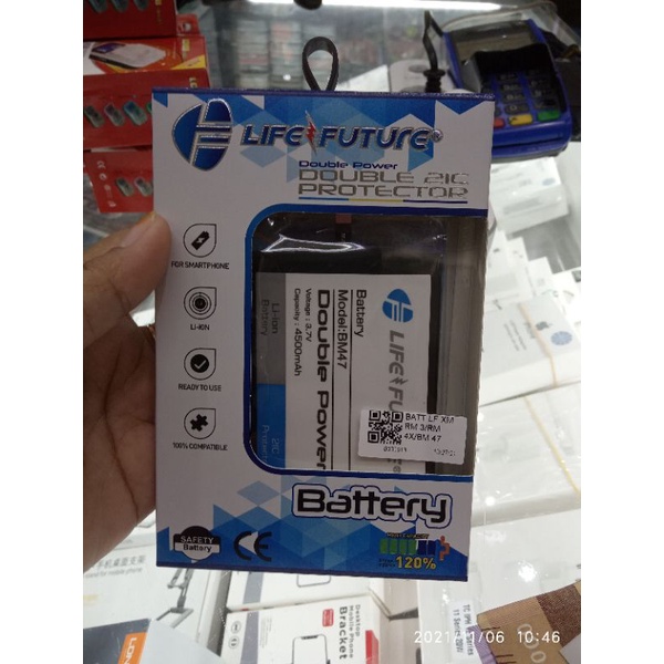 Baterai battery batre redmi 4x bm 47 double power life future