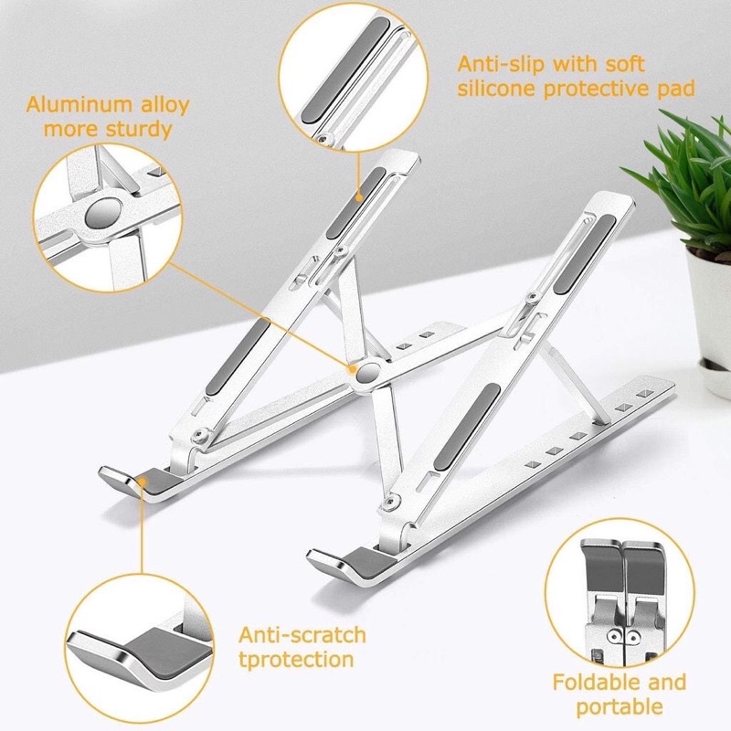 Stand Holder Laptop LT-A Holder Macbook Notebook IPAD Mac dudukan lipat