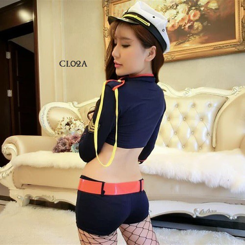 [LIMITED STOCK] SEXY LINGERIE LINGERIE COSPLAY POLISI COSTUME COSPLAY SEXY POLICE CL02A