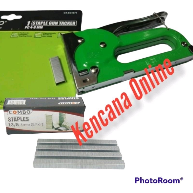 

Tekiro staples tembak manual 4-8mm set isi staples 8mm combo - staples jok