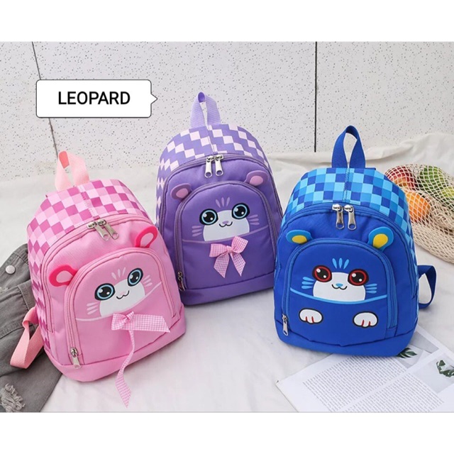 Backpack anak Ransel Lucu warna pastel candy PLAYGROUND MARMUT HAMTARO L’PARD