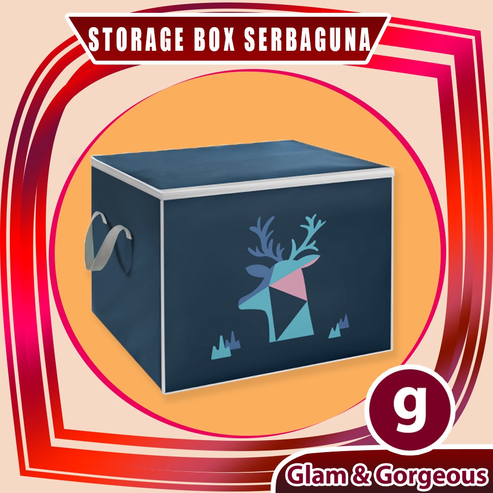 Kotak penyimpanan baju mainan Storage box organizer serbaguna TP006