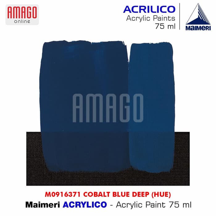 MAIMERI Acrilico - Acrylic Paint - Cobalt Blue Deep - 75ml - M0916371