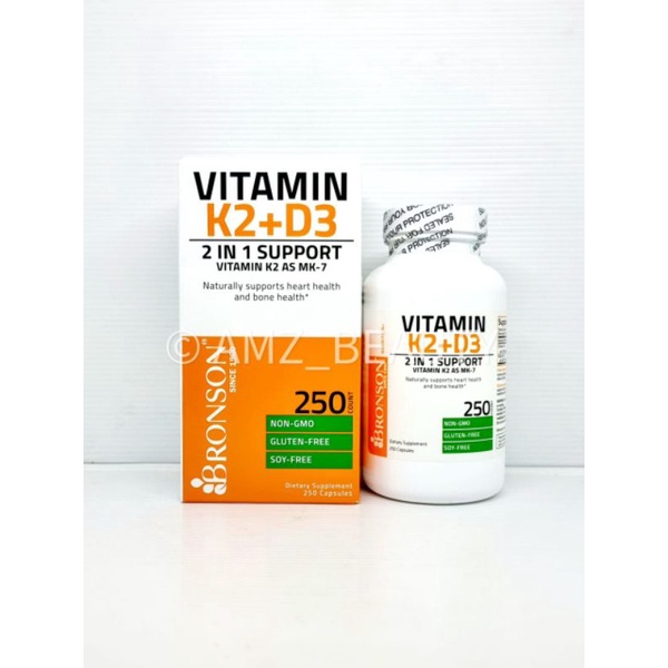 Bronson Vitamin K2 + D3  5000iu  isi 250 kapsul