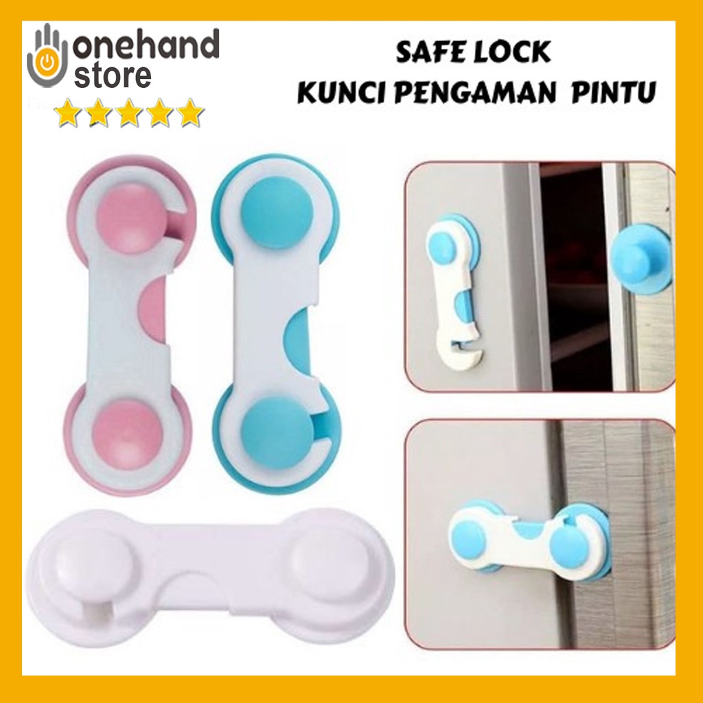 Jual Kunci Pengaman Pintu Laci Lemari Pakaian Kulkas Baby Safety Lock