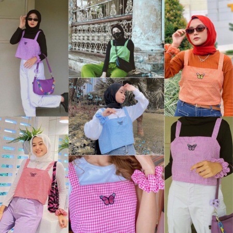 MARIPOSA TANKTOP / MARIMAR BORDIR