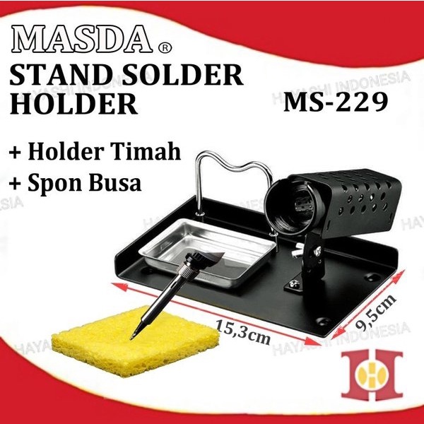 Stand Solder Mounted Holder Alat Tempat Tatakan Dudukan Soldering Kit