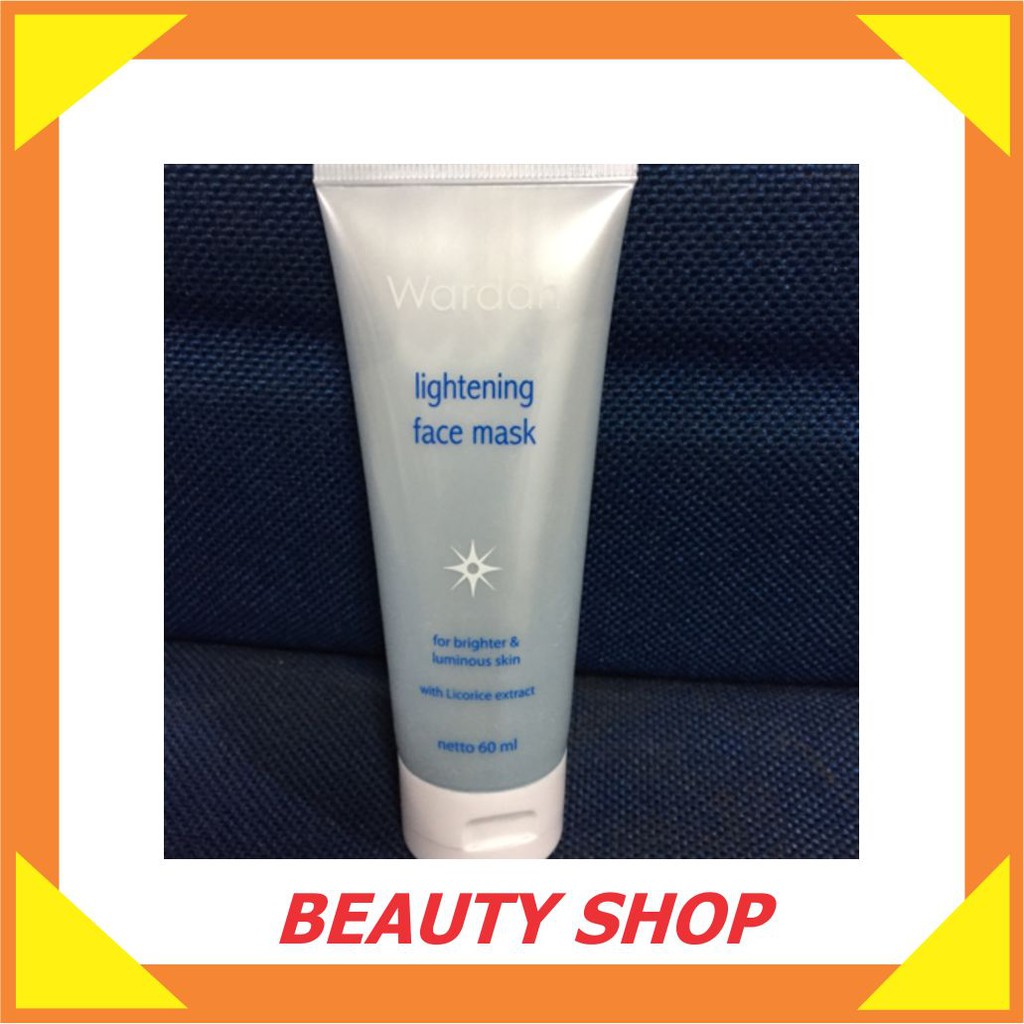 A332 ORIGINAL Wardah Lightening Face Mask 60 ML Masker Wajah 1M