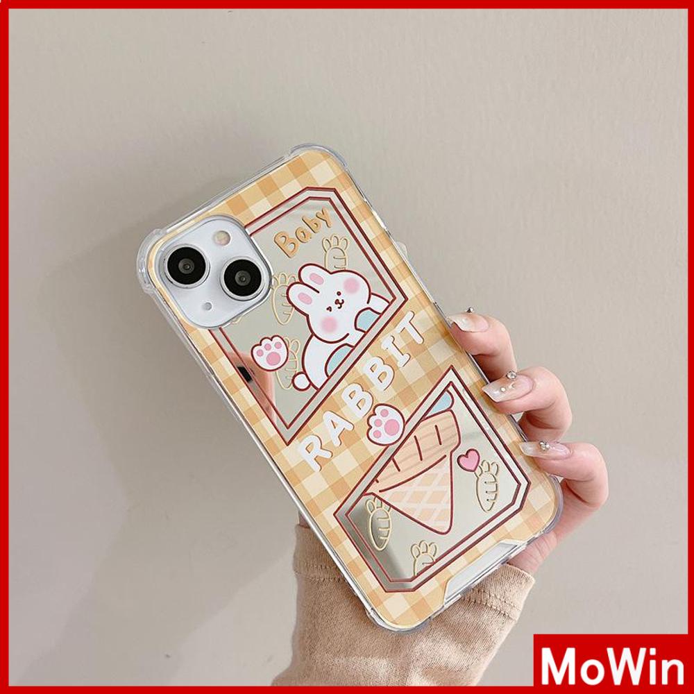 iPhone Case Acrylic Luxury Makeup Mirror Airbag Shockproof Protection Camera Cartoon Bear Cute Compatible For iPhone 11 iPhone 13 Pro Max iPhone 12 Pro Max iPhone 7Plus iPhone xr