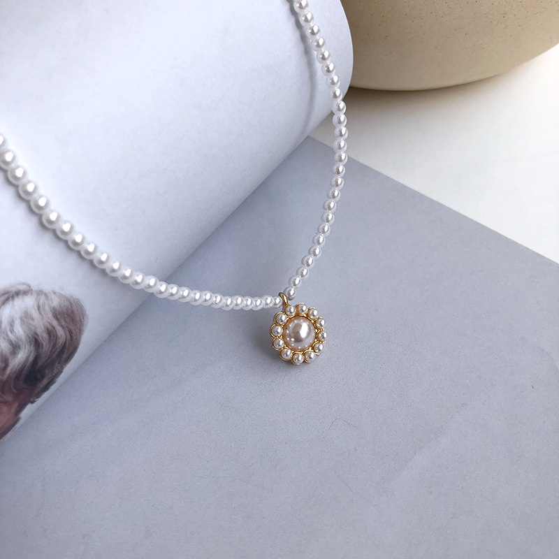 Korean Fashion Simple Pearl Ladies Clavicle Chain Necklace For Girlfriend The Best Factory Wholesale In Stock