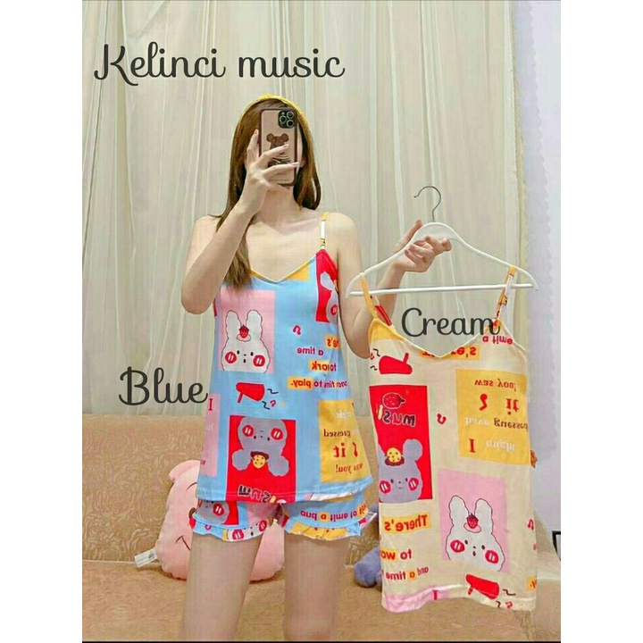 RAINBOW - BAJU TIDUR DEWASA HP IMPORT SEXY SINGLET MOTIF PART 2