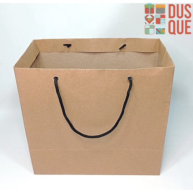 

(10PCS) PAPER BAG 26x13x25cm 150GSM / PAPERBAG KRAFT 26 X 13 X 25