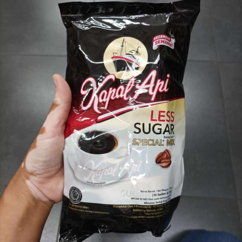 

Kapal Api Special Mix Less Sugar Kopi 10 x 21 gr / Kopi Kapal Api