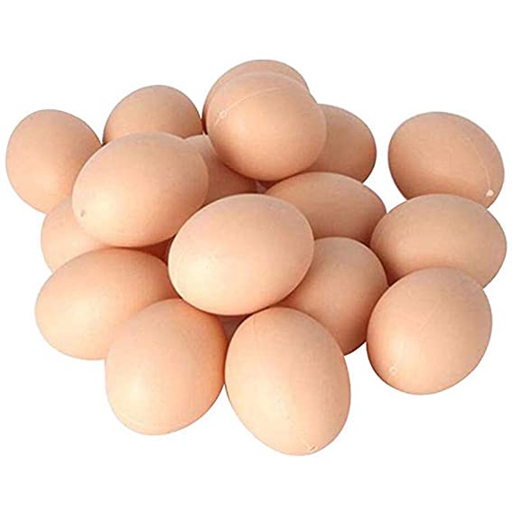 MAINAN TELUR AYAM PLASTIK PASKAH POLOS TEBAL MENGHIAS TELUR EASTER EGG DEKORASI TELUR GROSIR MURAH L