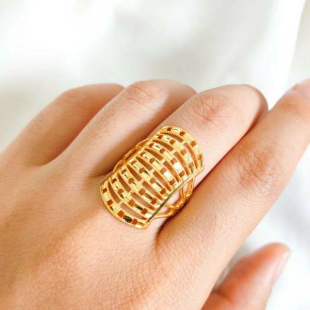 cincin emas asli kadar 875 model etnik kendari