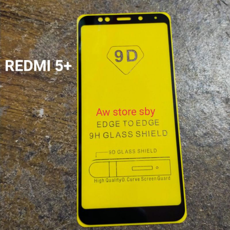 Tempered Glass Xiaomi redmi note 5 pro redmi 5+ Antigores full cover