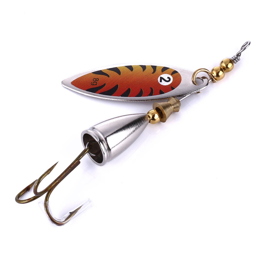 HENGJIA 1pcs 7.8cm/10g Umpan Payet Sequin Pancing Spinner Spoon Fishing Lure Swimbait Bass Ikan