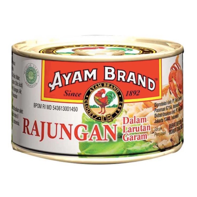 

Gg01Hh Ayam Brand Crab Meat Flake / Rajungan 170Gr Ds01Gkk