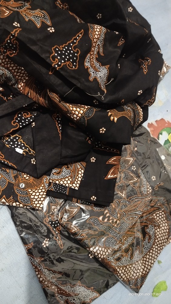 Bisa Pisah Batik Couple Keluarga Sania Ruffle Ori Ndoro Jowi Termurah Naga