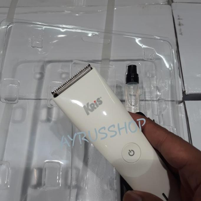 {{{{}}] Hair Clipper Pencukur Rambut Kris White Baterai Recharge