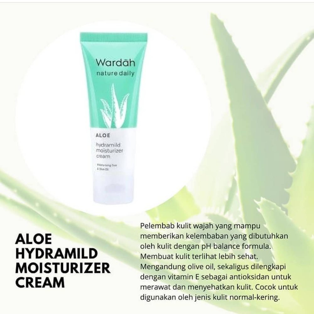 Wardah Aloe Hydramild Moisturizer Cream