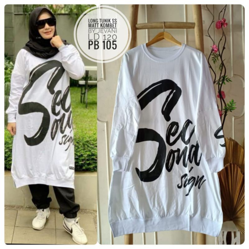 Long Tunik full kombet By JEVANNI Original