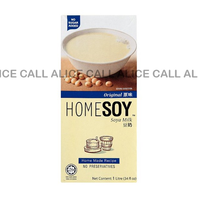 

SUSU KEDELAI HOMESOY ORIGINAL SOYA MILK NO SUGAR 1 LITER