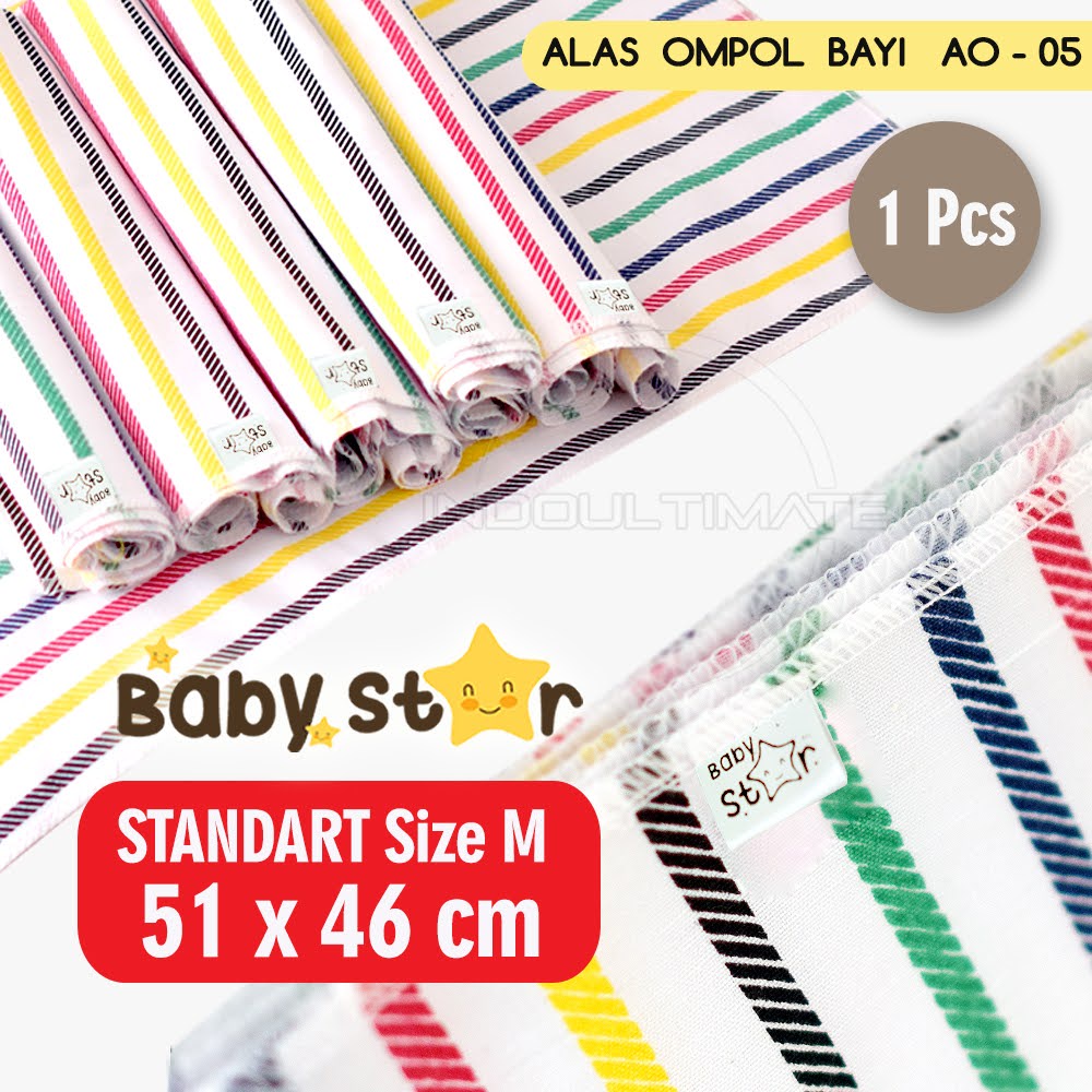 [COD]100% CEPAT SERAP COTTON Alas ompol bayi BABY LEON AO-01 AO-05 perlak alas tidur bayi popok bayi murah