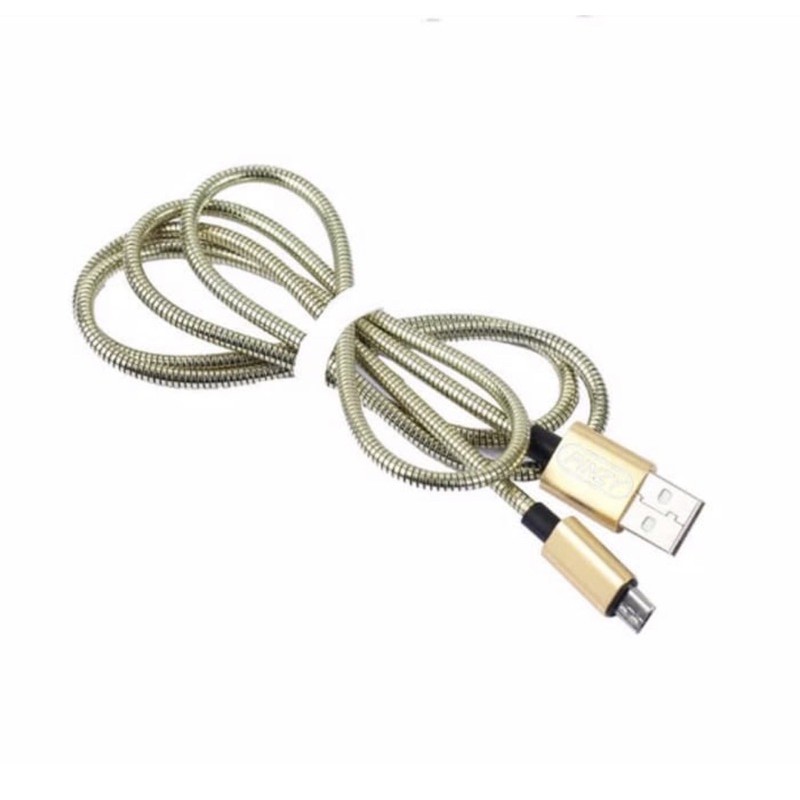 Metal Spring Data Line Pinzy King Kong V6 Micro USB Support Qc - PINZY V6