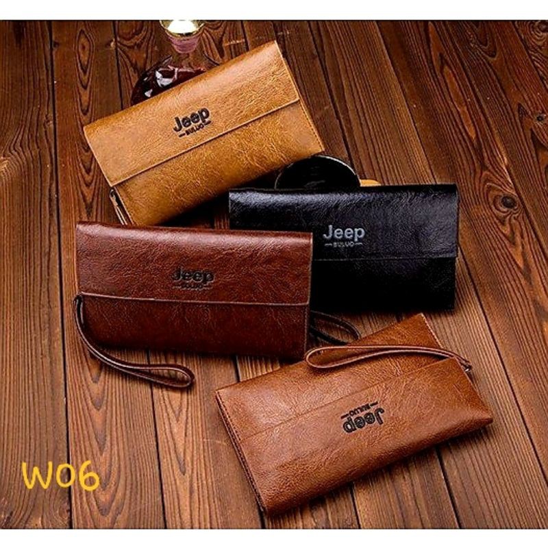Classic Leather Jeep Buluo Original / Dompet Pria dan Wanita