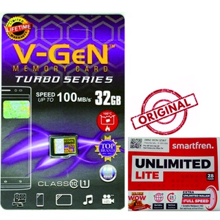 (sp perdana Smartfren) MICRO SD VGEN 32 GB CLASS10 MEMORY CARD
