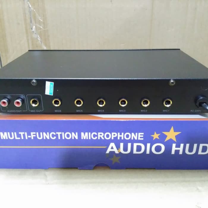 MIXER MIC ATAU PEMBAGI MIC 6 CHANNEL CEER AR 606