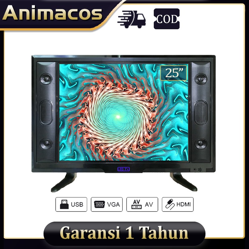 Animacos TV 25 inch HD Ready LED Televisi (TCLG-A25AWIDE) | Shopee