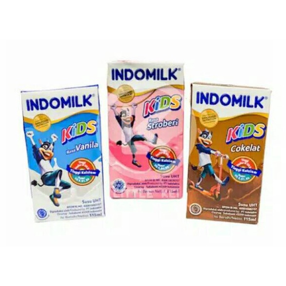 

Susu Indomilk Uht Kids 1 karton 115ml susu indomilk susu UHT KIDS 1dus 115ml ISI 40