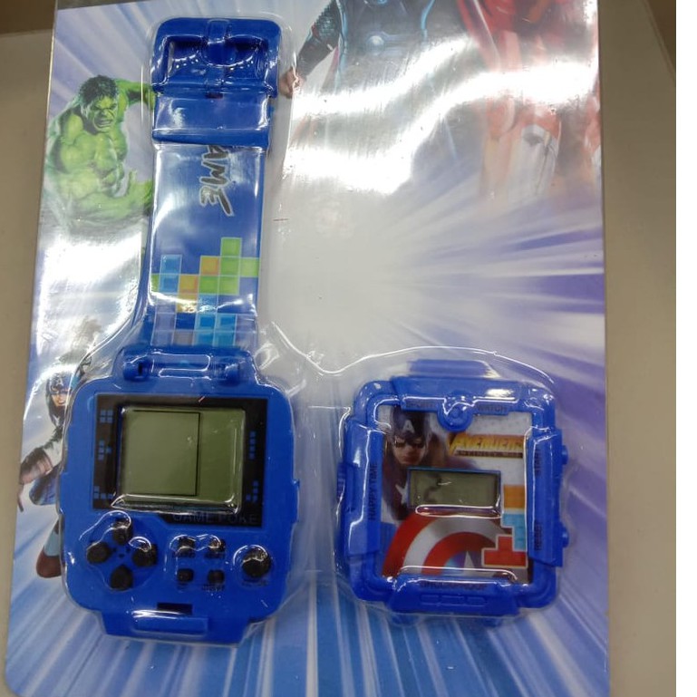Jam Tangan Anak Anak GAME TETRIS/Bisa Main Game